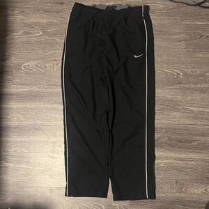 Nike Black Joggers with White Accents